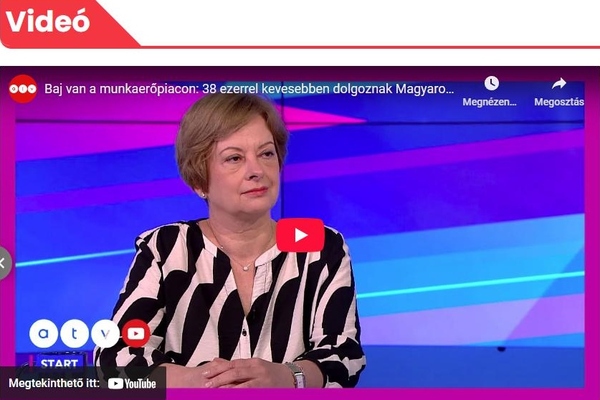 38 ezerrel kevesebben dolgoznak Magyarországon, mint egy éve